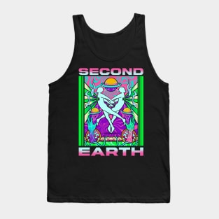 Second earth futurism pop art Tank Top